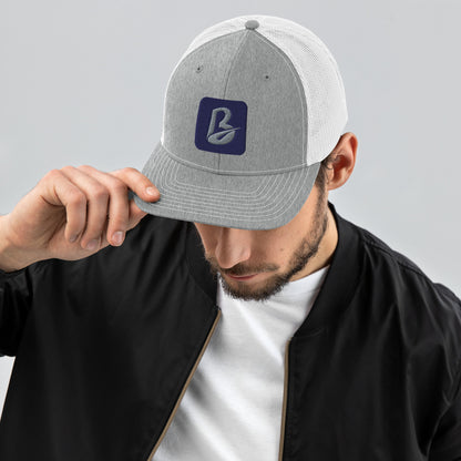 Studio Badala Embroidered Two-Tone Cap