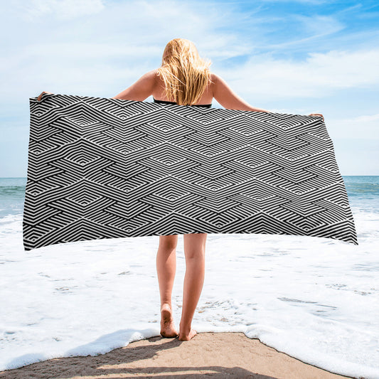 Geometric Echoes Towel